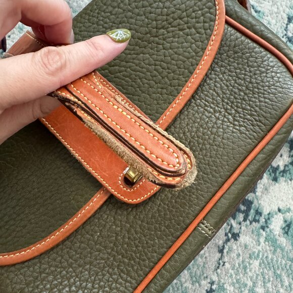 Vintage Dooney & Bourke Equestrian Line Purse Crossbody Bag - Picture 16 of 16